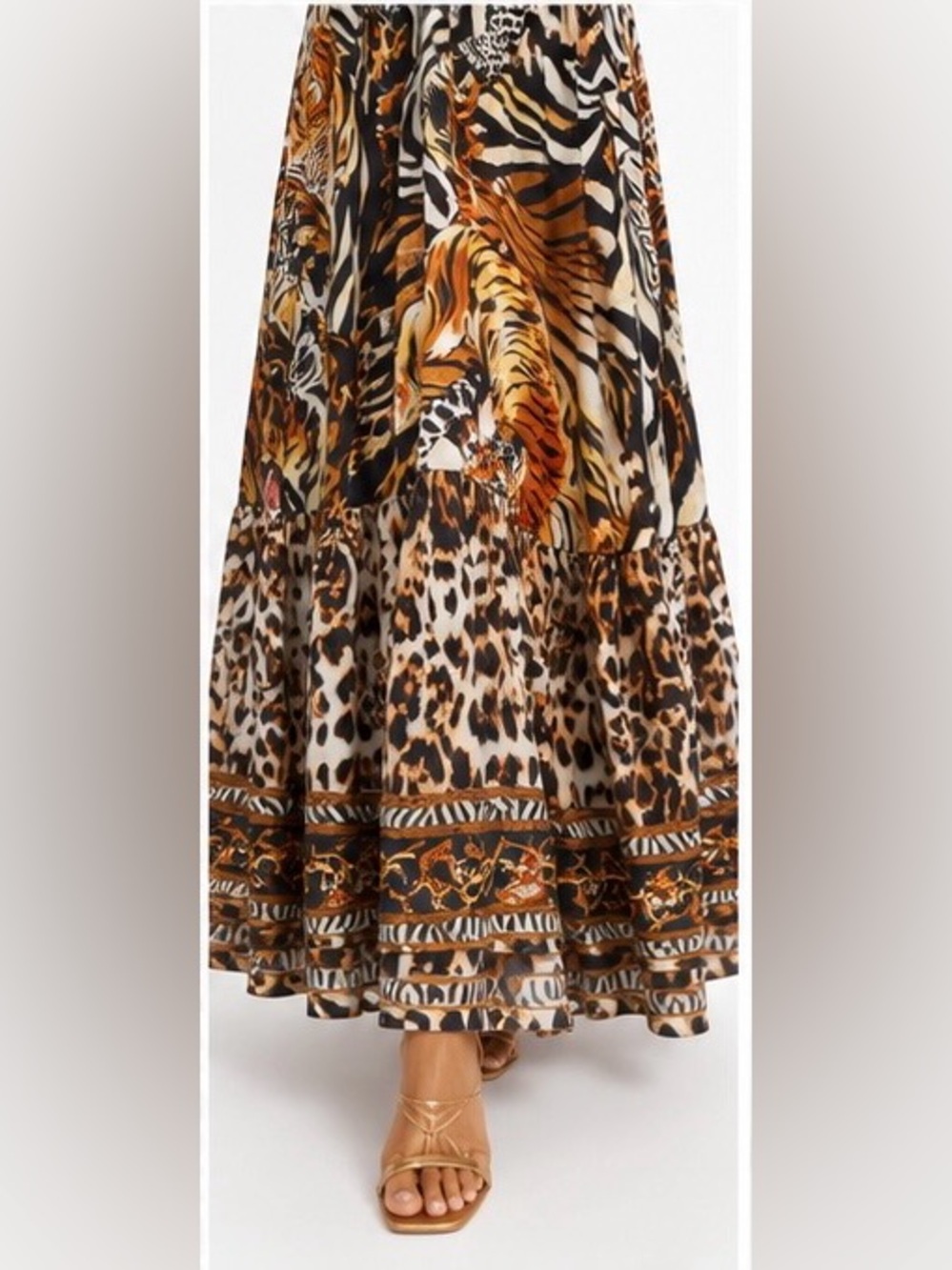 💕SOLD💕Camilla silk maxi dress - Picture 7 of 8